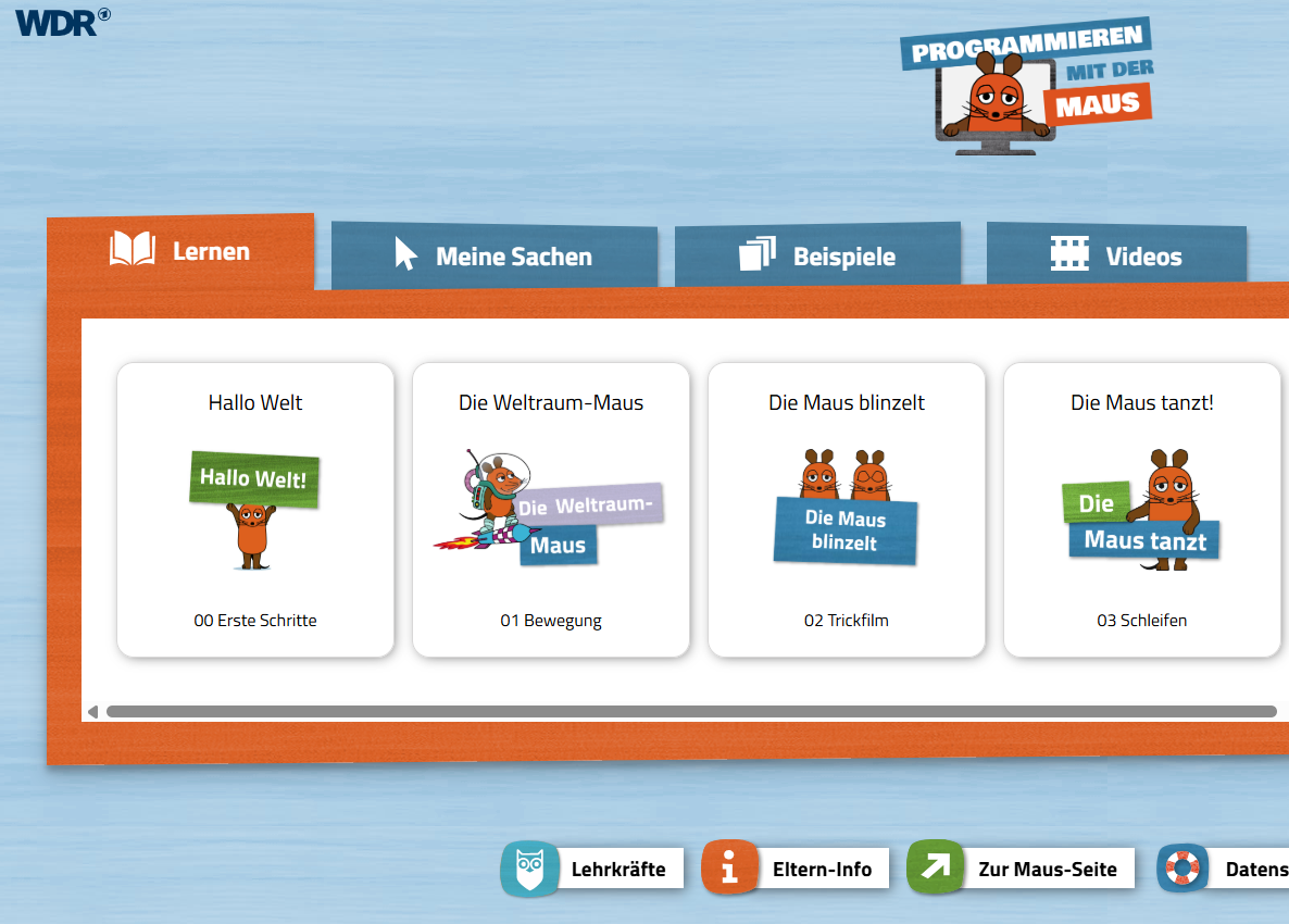 Programmieren mit der Maus Screenshot