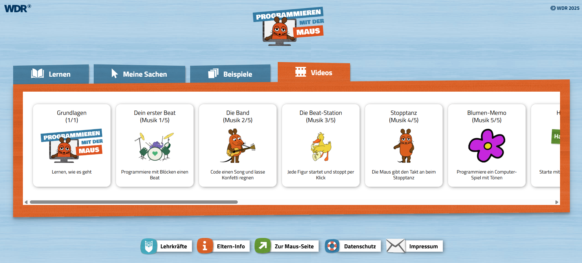 Programmieren mit der Maus Screenshot