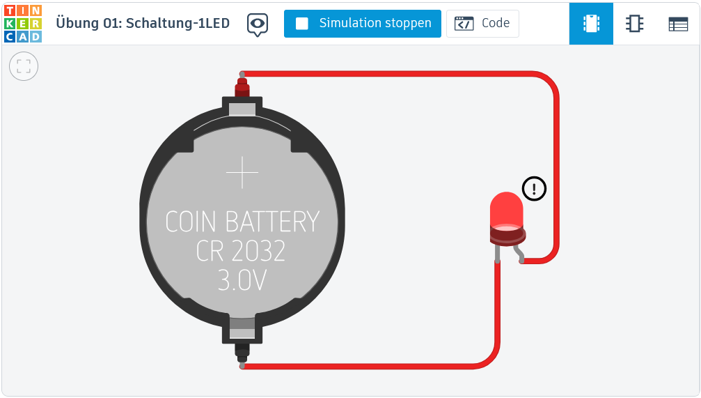 Schaltkreise Tinkercad Screenshot